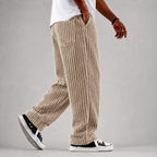 Austen - Men's Loose Corduroy Straight-Leg Everyday Trousers