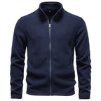 Ciaran - Men's Stand Collar Full Zip Fleece Jacket