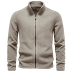 Ciaran - Men's Stand Collar Full Zip Fleece Jacket