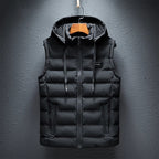 Elijah - Men's Quilted Hooded Puffer Vest