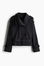 Adelaide - Women's Double-Breasted Belted Trench Jacket