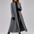 Adrienne - Women's Longline Open-Front Overcoat 1