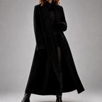 Adrienne - Women's Longline Open-Front Overcoat 4