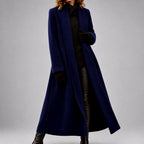Adrienne - Women's Longline Open-Front Overcoat 5