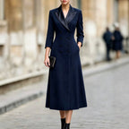 Alanna - Women's Lapel 3/4 Sleeve Blazer Dress 3