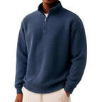 Albert - Men's Waffle Knit Quarter-Zip Sweater 6