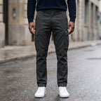 Alonso - Men's Multi-Pocket Cargo Pants with Straight Leg