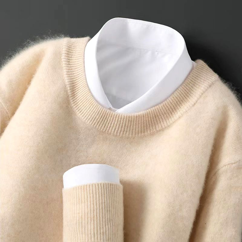 Alvaro - Men's Crewneck Loose Fit Sweater 1