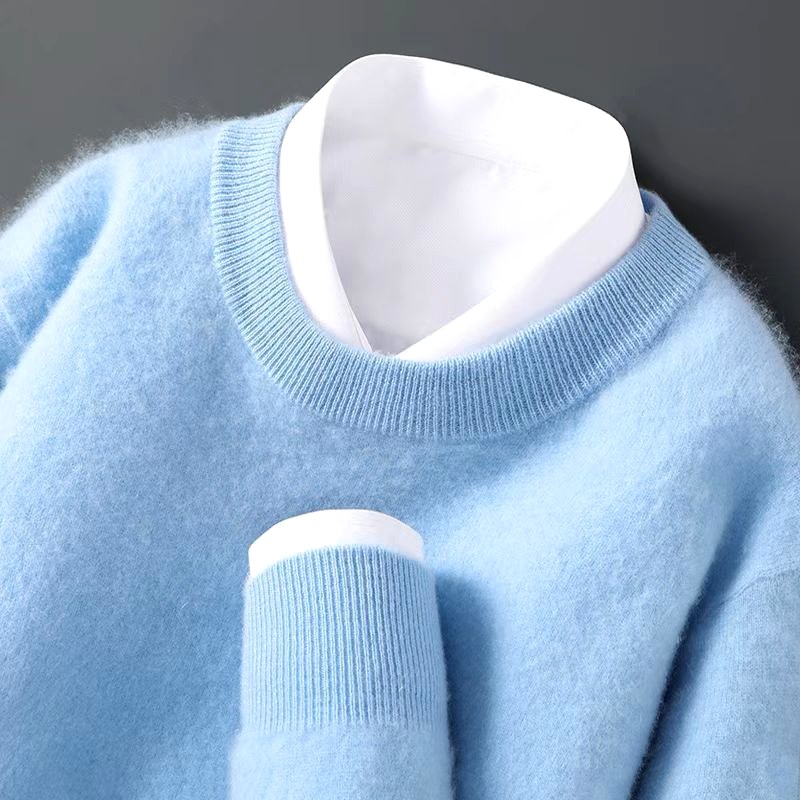 Alvaro - Men's Crewneck Loose Fit Sweater 2