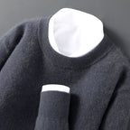 Alvaro - Men's Crewneck Loose Fit Sweater 3
