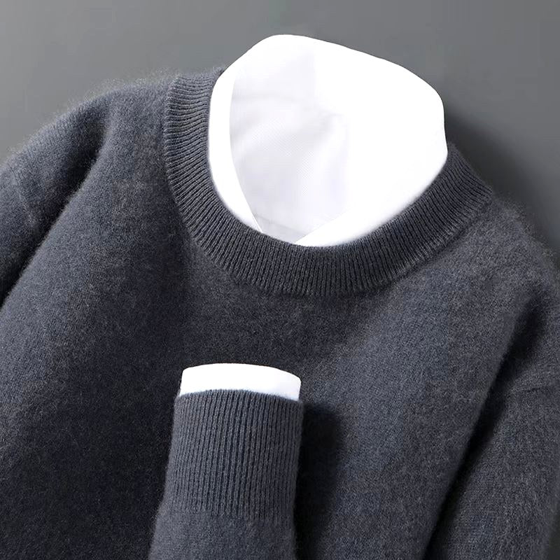 Alvaro - Men's Crewneck Loose Fit Sweater 3