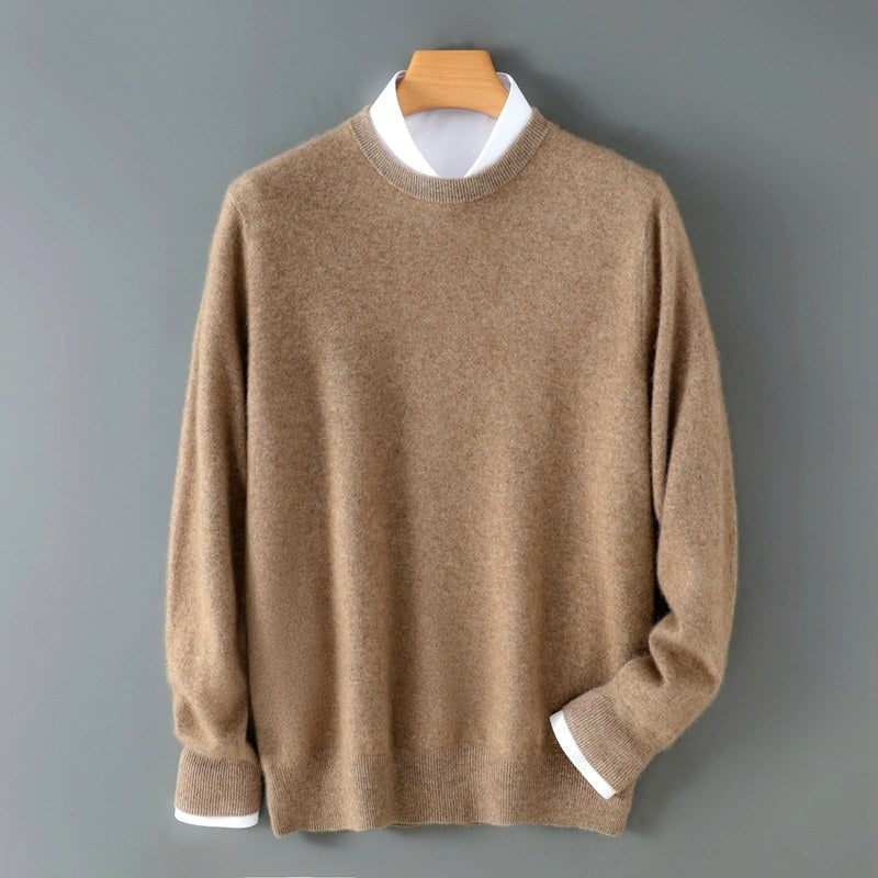 Alvaro - Men's Crewneck Loose Fit Sweater 4