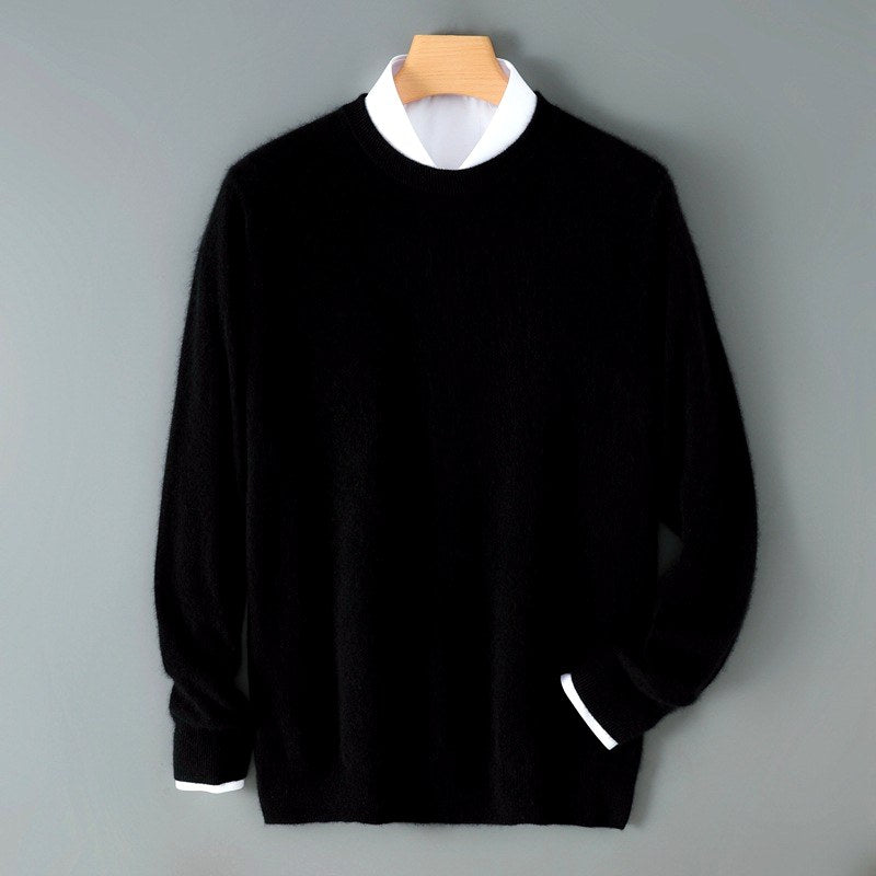 Alvaro - Men's Crewneck Loose Fit Sweater 5