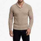 Andy - Men's Ribbed V-Neck Slim Fit Sweater 4