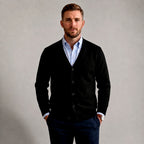 Barry - Men's V-Neck Slim Fit Cardigan  2