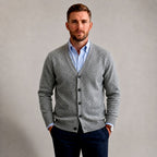 Barry - Men's V-Neck Slim Fit Cardigan  3
