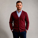 Barry - Men's V-Neck Slim Fit Cardigan  4