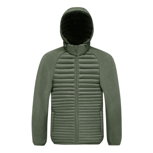 Branson - Men's Fleece Quilted Hooded Puffer Jacket 1