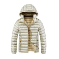 Breck - Men's Printed Hooded Puffer Jacket with Zip Pockets 1