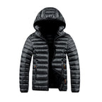 Breck - Men's Printed Hooded Puffer Jacket with Zip Pockets 2