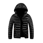 Breck - Men's Printed Hooded Puffer Jacket with Zip Pockets 3