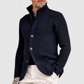 Brennan - Men's Button-Front Ribbed Cardigan
