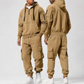 Brody - Men's Quarter-Zip Hoodie & Cargo Jogger Pants Set 1