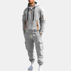 Brody - Men's Quarter-Zip Hoodie & Cargo Jogger Pants Set 3
