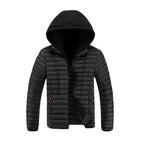 Byron - Men's Hooded Quilted Puffer Jacket with Zip Pockets 1