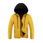 Byron - Men's Hooded Quilted Puffer Jacket with Zip Pockets 4