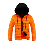 Byron - Men's Hooded Quilted Puffer Jacket with Zip Pockets 5
