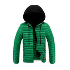 Byron - Men's Hooded Quilted Puffer Jacket with Zip Pockets 6
