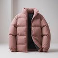 Calix - Men's Quilted Puffer Jacket with Stand Collar