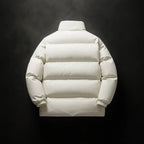 Calix - Men's Quilted Puffer Jacket with Stand Collar