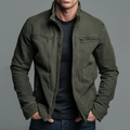 Chandler - Men's Stand-Collar Zip Jacket with Chest Pockets