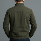 Chandler - Men's Stand-Collar Zip Jacket with Chest Pockets