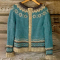 Claire - Women's Fair Isle Button-Front Cardigan