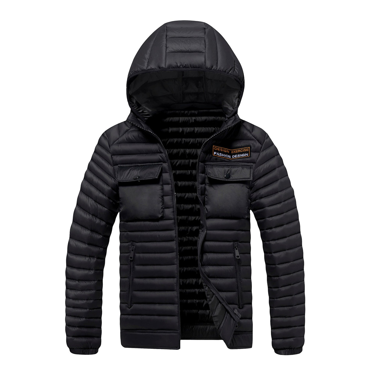 Cole - Men's Quilted Hooded Puffer Jacket 1