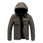Cole - Men's Quilted Hooded Puffer Jacket 4