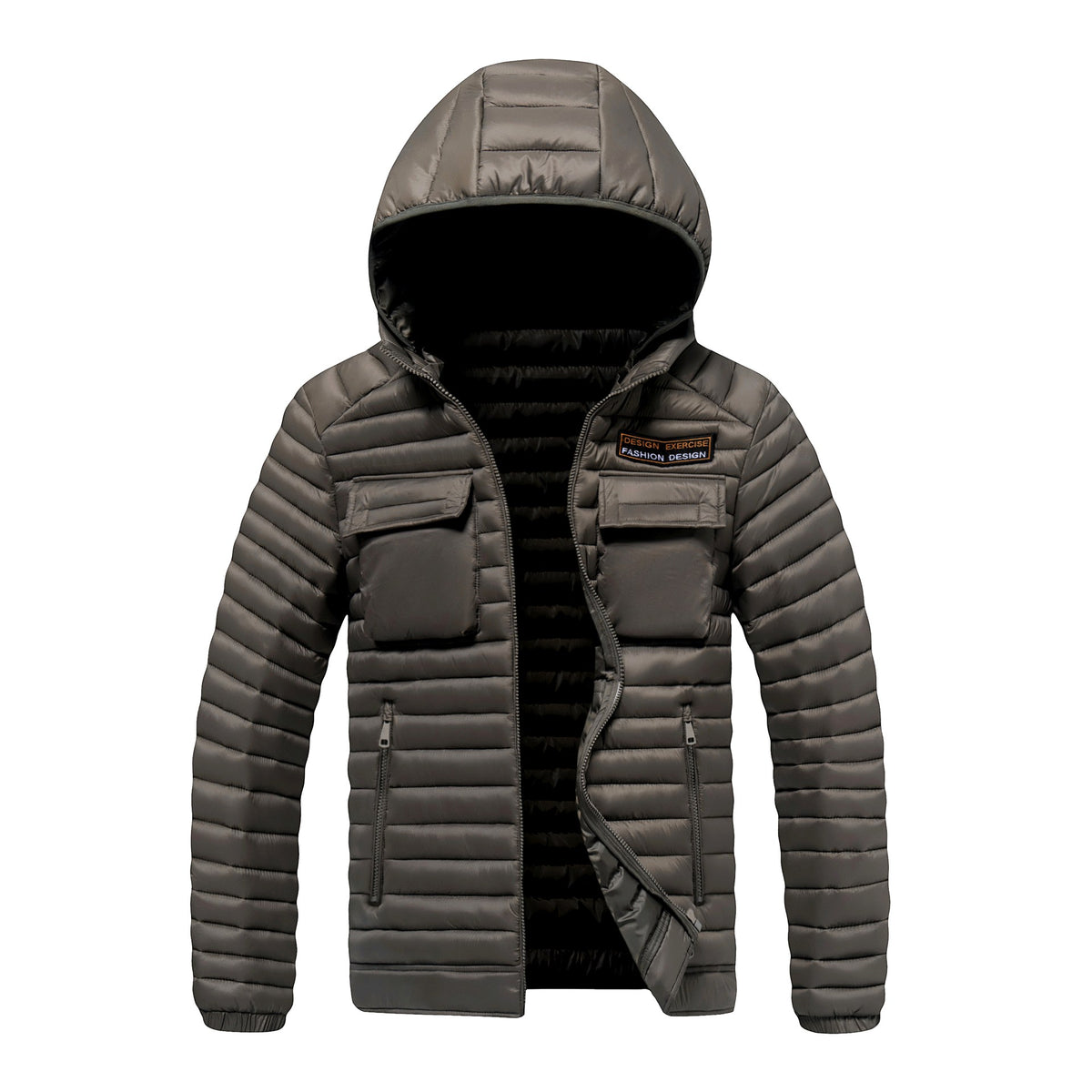 Cole - Men's Quilted Hooded Puffer Jacket 4