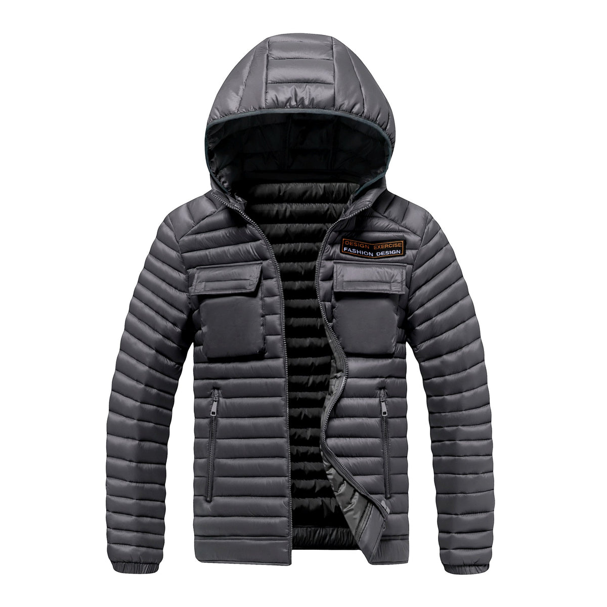 Cole - Men's Quilted Hooded Puffer Jacket 5