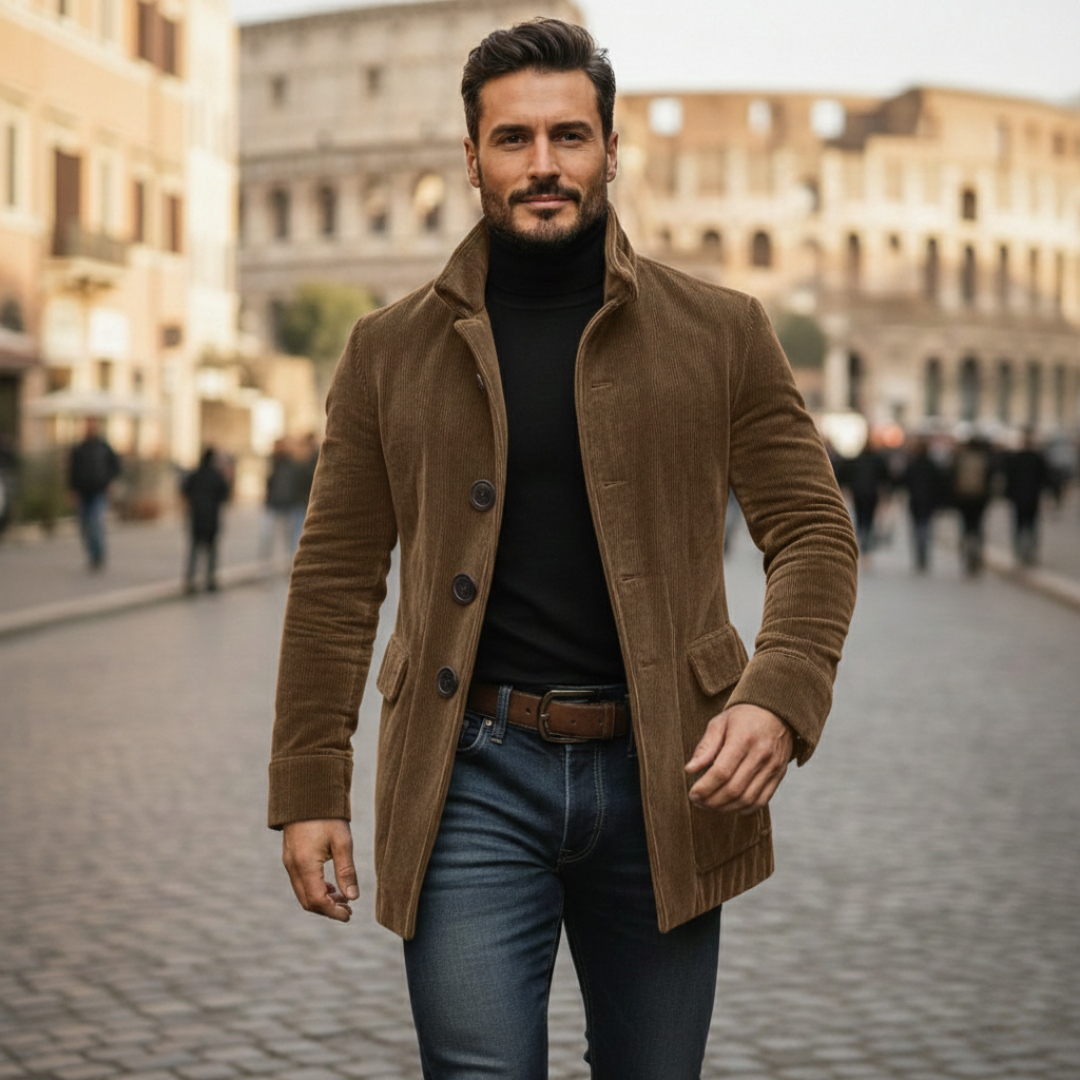 Corbin - Men's Button-Front Corduroy Blazer