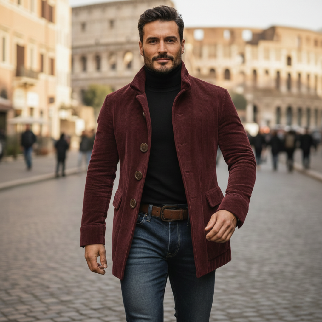 Corbin - Men's Button-Front Corduroy Blazer