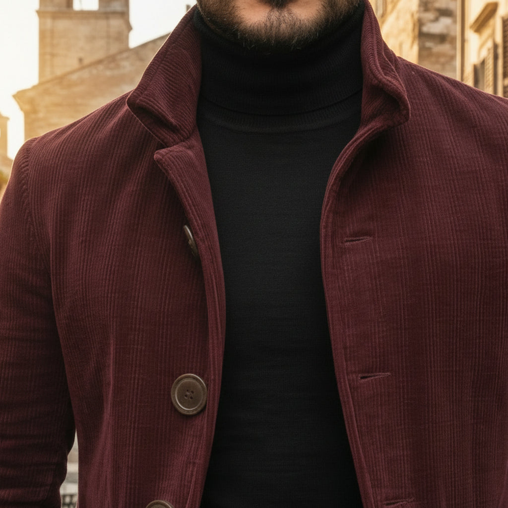 Corbin - Men's Button-Front Corduroy Blazer