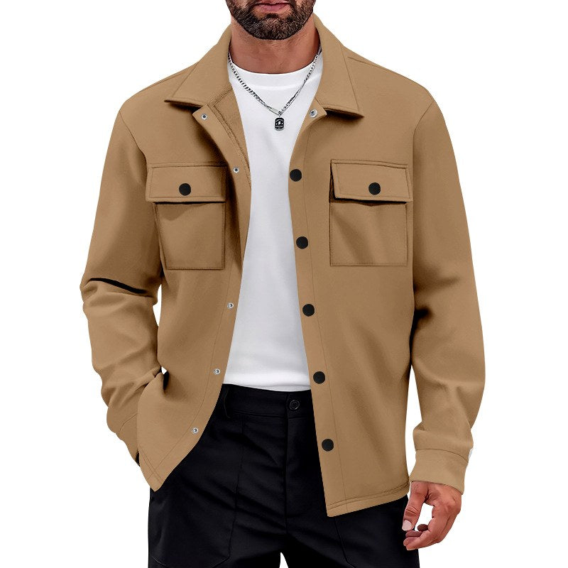 Curtis - Men's Snap Button Flap Pockets Jacket 6