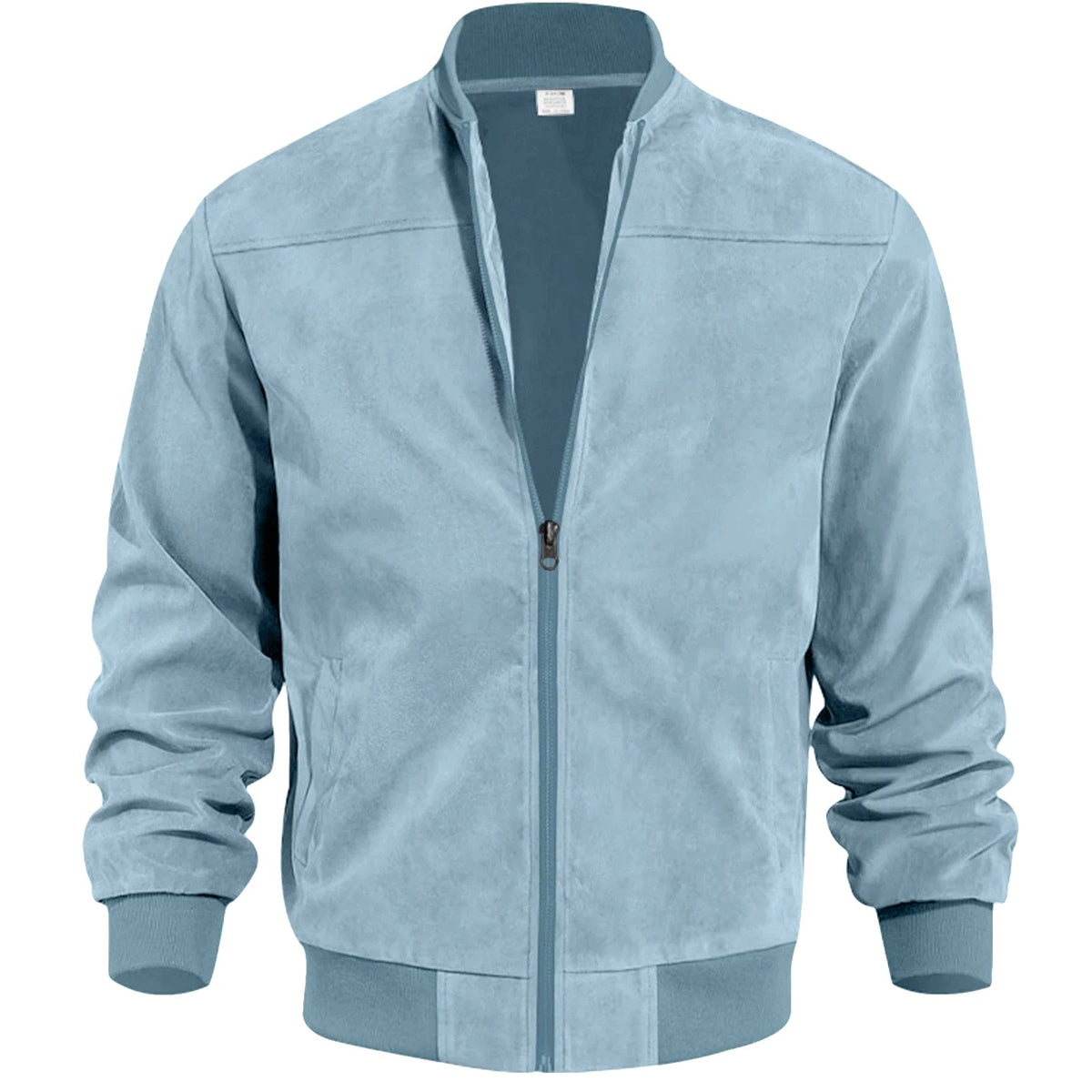Dawson - Men's Suede Zip-Up Bomber Jacket 6