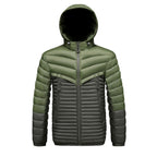 Dean - Men's Lightweight Hooded Puffer Jacket with Zip Pockets 1