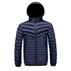 Dean - Men's Lightweight Hooded Puffer Jacket with Zip Pockets 2