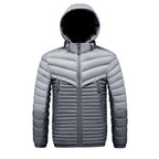 Dean - Men's Lightweight Hooded Puffer Jacket with Zip Pockets 3