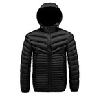 Dean - Men's Lightweight Hooded Puffer Jacket with Zip Pockets 5